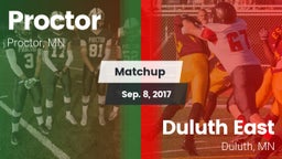 Matchup: Proctor  vs. Duluth East  2017