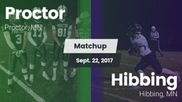 Matchup: Proctor  vs. Hibbing  2017