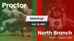 Matchup: Proctor  vs. North Branch  2017