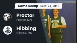 Recap: Proctor  vs. Hibbing  2018