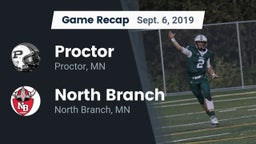 Recap: Proctor  vs. North Branch  2019