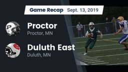 Recap: Proctor  vs. Duluth East  2019