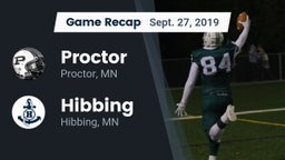 Recap: Proctor  vs. Hibbing  2019