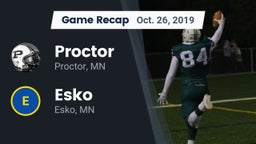 Recap: Proctor  vs. Esko  2019