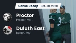 Recap: Proctor  vs. Duluth East  2020