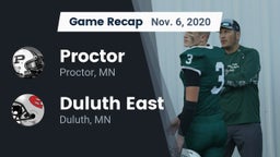 Recap: Proctor  vs. Duluth East  2020