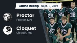 Recap: Proctor  vs. Cloquet  2021