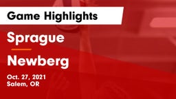 Sprague  vs Newberg  Game Highlights - Oct. 27, 2021