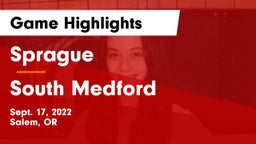 Sprague  vs South Medford  Game Highlights - Sept. 17, 2022