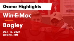 Win-E-Mac  vs Bagley  Game Highlights - Dec. 15, 2022