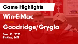 Win-E-Mac  vs Goodridge/Grygla  Game Highlights - Jan. 19, 2023