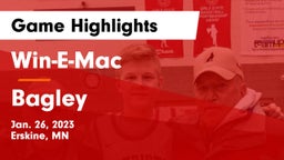 Win-E-Mac  vs Bagley  Game Highlights - Jan. 26, 2023