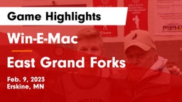Win-E-Mac  vs East Grand Forks  Game Highlights - Feb. 9, 2023