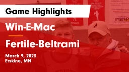 Win-E-Mac  vs Fertile-Beltrami  Game Highlights - March 9, 2023