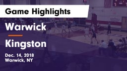 Warwick  vs Kingston  Game Highlights - Dec. 14, 2018