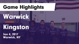 Warwick  vs Kingston  Game Highlights - Jan 4, 2017
