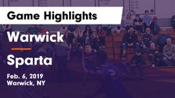 Warwick  vs Sparta  Game Highlights - Feb. 6, 2019