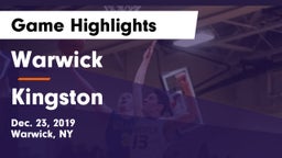 Warwick  vs Kingston  Game Highlights - Dec. 23, 2019