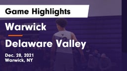 Warwick  vs Delaware Valley  Game Highlights - Dec. 28, 2021
