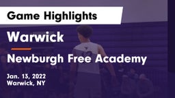 Warwick  vs Newburgh Free Academy  Game Highlights - Jan. 13, 2022