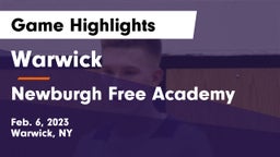 Warwick  vs Newburgh Free Academy  Game Highlights - Feb. 6, 2023