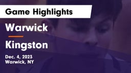 Warwick  vs Kingston  Game Highlights - Dec. 4, 2023