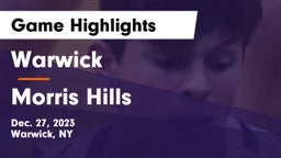 Warwick  vs Morris Hills  Game Highlights - Dec. 27, 2023