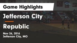 Jefferson City  vs Republic  Game Highlights - Nov 26, 2016