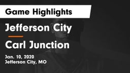 Jefferson City  vs Carl Junction  Game Highlights - Jan. 10, 2020