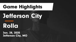 Jefferson City  vs Rolla  Game Highlights - Jan. 28, 2020