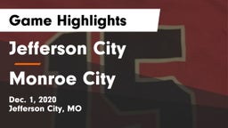 Jefferson City  vs Monroe City  Game Highlights - Dec. 1, 2020