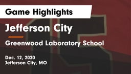 Jefferson City  vs Greenwood Laboratory School  Game Highlights - Dec. 12, 2020