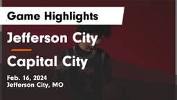 Jefferson City  vs Capital City   Game Highlights - Feb. 16, 2024