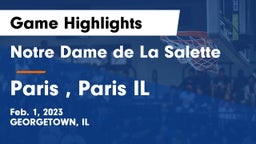 Notre Dame de La Salette vs Paris , Paris IL Game Highlights - Feb. 1, 2023