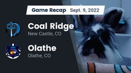 Recap: Coal Ridge  vs. Olathe  2022