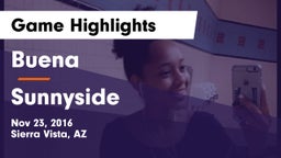Buena  vs Sunnyside Game Highlights - Nov 23, 2016