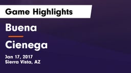 Buena  vs Cienega  Game Highlights - Jan 17, 2017