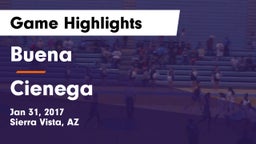 Buena  vs Cienega  Game Highlights - Jan 31, 2017