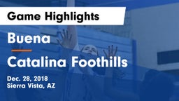 Buena  vs Catalina Foothills Game Highlights - Dec. 28, 2018