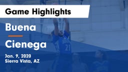 Buena  vs Cienega  Game Highlights - Jan. 9, 2020