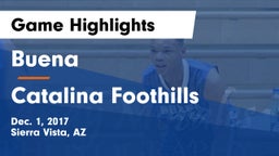 Buena  vs Catalina Foothills  Game Highlights - Dec. 1, 2017