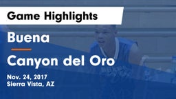 Buena  vs Canyon del Oro  Game Highlights - Nov. 24, 2017