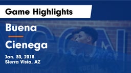 Buena  vs Cienega  Game Highlights - Jan. 30, 2018