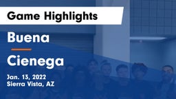 Buena  vs Cienega  Game Highlights - Jan. 13, 2022