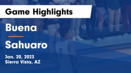 Buena  vs Sahuaro  Game Highlights - Jan. 20, 2023