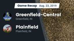 Recap: Greenfield-Central  vs. Plainfield  2019