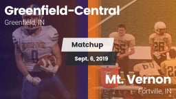 Matchup: Greenfield-Central vs. Mt. Vernon  2019