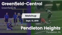 Matchup: Greenfield-Central vs. Pendleton Heights  2019