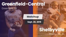 Matchup: Greenfield-Central vs. Shelbyville  2019