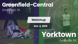 Matchup: Greenfield-Central vs. Yorktown  2019